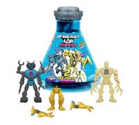 MrBeast Lab Hybrids Multi Pack, Reveal Different Hybrid Parts To Create 2 Mix and Match Action Figures, Plus Parts Of The Golden Panther Dragon, Fuse Millions Of Beast Combinations, Collect 30 Beasts