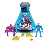 MRBEAST LAB Hybrids Multi Pack, Spider vs Energy Panther | 2 mix & match beast figures plus Golden Panther Dragon parts to collect; fuse combinations, MrBeast fans