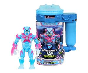 MrBeast Lab Hyper Fusion Mutators, Experiment & Create The Lightning Panther, Add Mutation Fluid, Press The Fingerprint Scanner & Reveal The Panther, Over 20 Points Of Articulation, Collect All 3