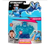 MrBeast Lab Heroes of Goo Jit Zu Goo Legendary Panther, Squeeze, Squish And Stretch MrBeast's Panther Up To 3 Times Its Size, Collect All 3, Blue
