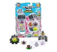 MrBeast Lab Swarms Battle Fusion Series, Collect 80+ Unique 1" (2.5 cm) Swarms, Lab Pack Includes 6 Micro Beasts, 6 Collectible Stickers & 1 Stackable Fusion Caps To Build Out Your Own MrBeast Lab