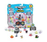 MrBeast Lab Swarms Battle Fusion Series Mega Lab Pack - Includes 14 Micro Beasts with Ultra Rare Swarm Sword, 80+ to Collect, Stickers & Stackable Fusion Caps for Display