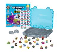 MrBeast Lab Swarms Hyper Fusion Series, Collectibles, Hyper Fusion Hive Pack Holds 70+ Micro Beasts, Includes 26 Beasts (2 Glow-in-Dark), 26 Stickers & 2 Fusion Caps, Fun for Kids & Fans