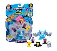 MrBeast Lab Swarms MEGA-TECH Series 6 Pack, including a Mega Swarm | Includes 5 Micro Beasts, 1 MEGA Swarm, plus connectable parts for custom Loadout builds across packs