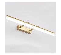 MRBVAOXVD Bath Mirrorps Led Mirror Front Lights,Simple Post-Modernden Retractable Art Dbathroom Waterproof Fog Bedroom Dressitable Makeup Mirror Cabinetp Wall Light/Warm Light/61Cm