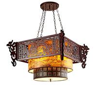 MRBVAOXVD Chandeliers,Antwooden,Chinese Style Lantern,Hand Carved Wood Light Dragon Pattern,Led Ceilingp Hangilight Fixture for Kitchen Liviroom Dinifoyer