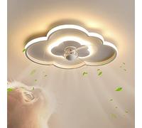 MRBVAOXVD Chandeliers,Ceilifan with Light and Remote Control - and Reversible Fan with 3 Color Temperature and 6 Speed Settings for Liviroom and Kids Bedroom