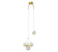 MRBVAOXVD Chandeliers, Crystaltal Bedside Lights Modernmalist Single Head Starry Liviroom Bedroomp/3 Col/Al32Cm