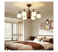 MRBVAOXVD Chandeliers, French Medieval Style Liviroom Light Chinese Retro Bedroom Dining/Rc /65Cm