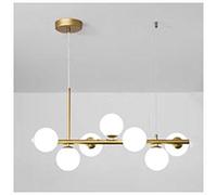 MRBVAOXVD Chandeliers,Glass Globe Modern Led Ceililight - Lightifor Kitchen Island, Liviroom, Diniroom - Mid Century Styling/D(A)/11