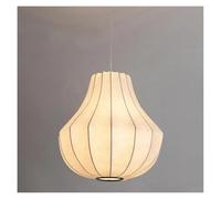 MRBVAOXVD Chandeliers, Japanese Silk Led Lightrsonality Lividiniroom Home Decor Lightibedroomp Fixture/Warm Light/Ad45Cm