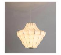 MRBVAOXVD Chandeliers, Japanese Silk Led Lightrsonality Lividiniroom Home Decor Lightibedroomp Fixture/3 Chaeable/Cd60Cm