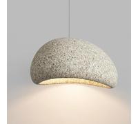 MRBVAOXVD Chandeliers,Japanese Wabi-Sabi Style Resin Light - Led for Bedroom, Diniroom, Kitchen Island & Bar - Concrete Polystyrene Shade, E26 Base, Modern Ceilihangingp/20Cm/B