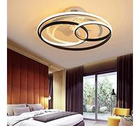 MRBVAOXVD Chandeliers,Led Ceilifan with Adjustable Wind/Light Source - Modernt Liviroom Fan Ceililight with Acrylicpshade/53Cm/50W