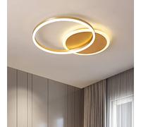 MRBVAOXVD Chandeliers,Led Ceililight for Bedroom - Modern Acrylic, Fceilingp with Remote Control - Brightness - Ideal for Diniroom - Round Geometry Ceililight/D/2Heads