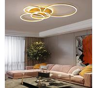 MRBVAOXVD Chandeliers,Led Ceililight with Remote Control - Modern Acrylic for Bedroom - Round Geometry Ceilingp - Flight for Diniroom - Brightness/D/5Heads