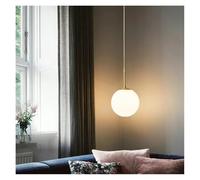 MRBVAOXVD Chandeliers, Led Glass Ballp Nordic Lights Home Indoor Diniroom Restaurant Table Decor Hangisuspension/Warm White/1 Head