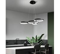 MRBVAOXVD Chandeliers,Led Light, Modern, Iron Art Lightifixture for Dinitable, Bedroom, Liviroom (4/5 Lights)/4 Lights