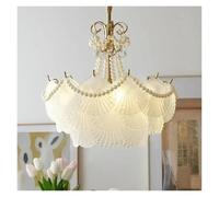 MRBVAOXVD Chandeliers, Modern Art Led Lights Fixture French Glassps for Home Decoration Lividiniroom Bedroom/D50Cm