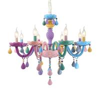 MRBVAOXVD Chandeliers,Modern Children's Lighting, Colorful Candy Light for Girls Bedroom and Room Decor/Colorful/8 Lights