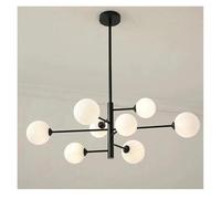 MRBVAOXVD Chandeliers, Modern Glass Ball Led Ceilifor Bedroom Lividiniroom Tablep Lusters Lighting/Warm White/A8 Lights