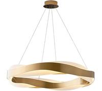 MRBVAOXVD Chandeliers,Modern Led Stainless Steel for Liviroom Bedroom Diniroom - Simple Cloud Sea Platirectangle Light Fixtures/65Cm