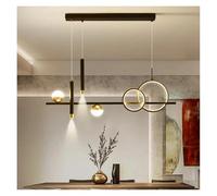 MRBVAOXVD Chandeliers, Modernmalist Led Lights Spotp for Kitchen Table Diniroom Office Decor Fixture/Noir/Warm White