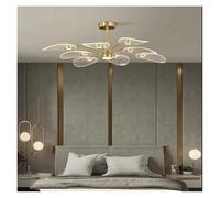 MRBVAOXVD Chandeliers, Modernmalistd Led Liviroom Light Dinibedroom Study Nordic Ceiliacrylic/Warm Light/103Cm