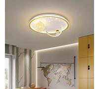 MRBVAOXVD Chandeliers,Nordic Astronaut Ceilingp - Cartoon Planet Astronaut Ceililight for Child Room Decor, Bedroom & Study Lightifixture/D C/Tri-Color Light