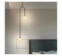 MRBVAOXVD Chandeliers, Nordic for Bedroom Kitchen Liviroom Foyer Dinistudyroom Restaurant Hotel Indoor Home Lights/Black2 Lights