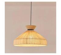 MRBVAOXVD Chandeliers, Nordic Jute Fabric Led Lights French Cream Style Restaurant Lightihome Bedroomps/3 Color/Ephedrad50Cm