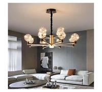 MRBVAOXVD Chandeliers, Post Modern Led Ceilifor Liviroom Bedroom Dinitable Restaurant Home Decorationp Indoor Lighting/3 Col/D95Cm
