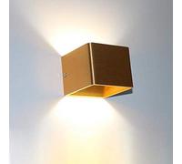 MRBVAOXVD Hertl Modern Led Wall Sconce Light Metal Colorful Cubic Wall Mount Lights 3.94’’ Wide Wallps,for Hallway Corridor Bedside/D/Warm Light