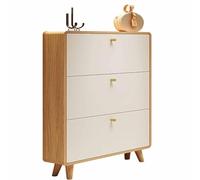 MRBVAOXVD Shoe Rack,Standishoe Storage Cabinet, Modern Organizer with Flip Dofor Entryway and Hallway, Space-Saving/Wood/50 * 24 * 120Cm