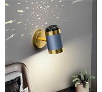 MRBVAOXVD Wallps,Abinlina Mid Century Starlight Projection Wallp - Led Home Decor with Adjustable Arm for Kids Room, Bedroom, Liviroom - Soft Lightifor Boys and Girls/Blue