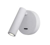 MRBVAOXVD Wallps,Hertl 350° Rotate Wall Spotlights Led Wall Mountedp, Bedside Readiwall Light, 3W Led Wallp, Adjustable Spotlight Round Wall Light Single Wallp 110-240V 3000K/White