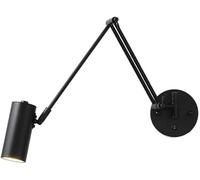 MRBVAOXVD Wallps,Hertl Industrial Swiarm Wall Sconce Switch Adjustabled Loarm Wall Mounted Readilight Black White Farmhouse Hardwire Wallp for Bedroom Bedside Headboard/Black/K Color