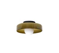 MRBVAOXVD Wallps,Hertl Large Green Glass Fmount Ceililight 13.7" Nordic Orange White Kitchen Close to Ceilingp Mid Century Modern Wall Sconces for Bedroom Hallway Porch Entryway Foyer Stairway/Green