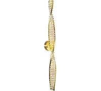 MRBVAOXVD Wallps,Hertl Lineard Crystal Wall Sconce for Bathroom Mirror Vanity Light Fixture Brass Wall Lightispiral Twist Black Modernwall Mountedp for Bedroom Bedside Liviroom Hallway Hote/D 100Cm