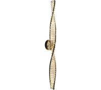 MRBVAOXVD Wallps,Hertl Lineard Crystal Wall Sconce for Bathroom Mirror Vanity Light Fixture Brass Wall Lightispiral Twist Black Modernwall Mountedp for Bedroom Bedside Liviroom Hallway Hote/Black 100C