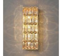 MRBVAOXVD Wallps,Hertl Modern Led Wall Sconce Bathroom Vanity Light Fixtures Crystal Wall Lightingd Lolinear Wall Light Hallway Wall Mountp for Bedroom Bedside Liviroom/H 39Cm