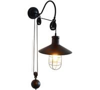 MRBVAOXVD Wallps,Hertl Modern Led Wall Sconces, V-Intage E-Dison Wall Sconce Brushedk Hardwired Stainless Steel Steamantwall Light Accentp with Base Decoration Room Bedside Wall Light 30'' Iron