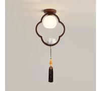 MRBVAOXVD Wallps,Hertl New Chinese Style Wall Light Walnut Color Wall Scpnce with Ceramicbedside Wall Hangingp E27 Lightifixtures Bedroom Liviroom Background Wallp/Ceili Light