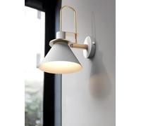 MRBVAOXVD Wallps,Hertl Wall Sconces Modern Cmetal Swall Lantern Kit Bedside Wall Mountp Sconce 1 Light Indoor Decoration/White
