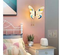 MRBVAOXVD Wallps,Led Wall Lights Indoor Bedside Butterfly Wallp Night 3 Coldimmimodern Wall Sconces for Children Kid Room Bedroom/1 Pack