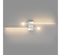 MRBVAOXVD Wallps,Led Wall Lights Indoor Linear Wall Sconce Background Metalwallp Inside Modern for Vanity Hallway/White Warm Light/100Cm