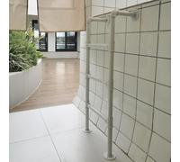 MRBVAOXVD White Interior Bunk Bed Ladder - Attic Ladder 4Ft 5Ft 6Ft 7Ft 8Ft Wall Mounted Metal Step Ladder High Entrance Side Climb Ladder/Color/150Cm/59In