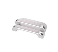 MRBVHGPKUT Car Door Handle for L&and R&Over for Defender 90 110 130 2004-2018 Aluminum Alloy Car Door Inner Door Bowl Handle Decoration(Style F Silver 2 pcs)