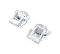 MRBVHGPKUT Car Door Handle for L&and R&Over for Defender 90 110 130 2004-2018 Aluminum Alloy Car Door Inner Door Bowl Handle Decoration(Style A Silver 2 pcs)
