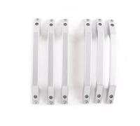 MRBVHGPKUT Car Door Handle for L&and R&Over for Defender 90 110 130 2004-2018 Aluminum Alloy Car Door Inner Door Bowl Handle Decoration(Style G Silver 6 pcs)